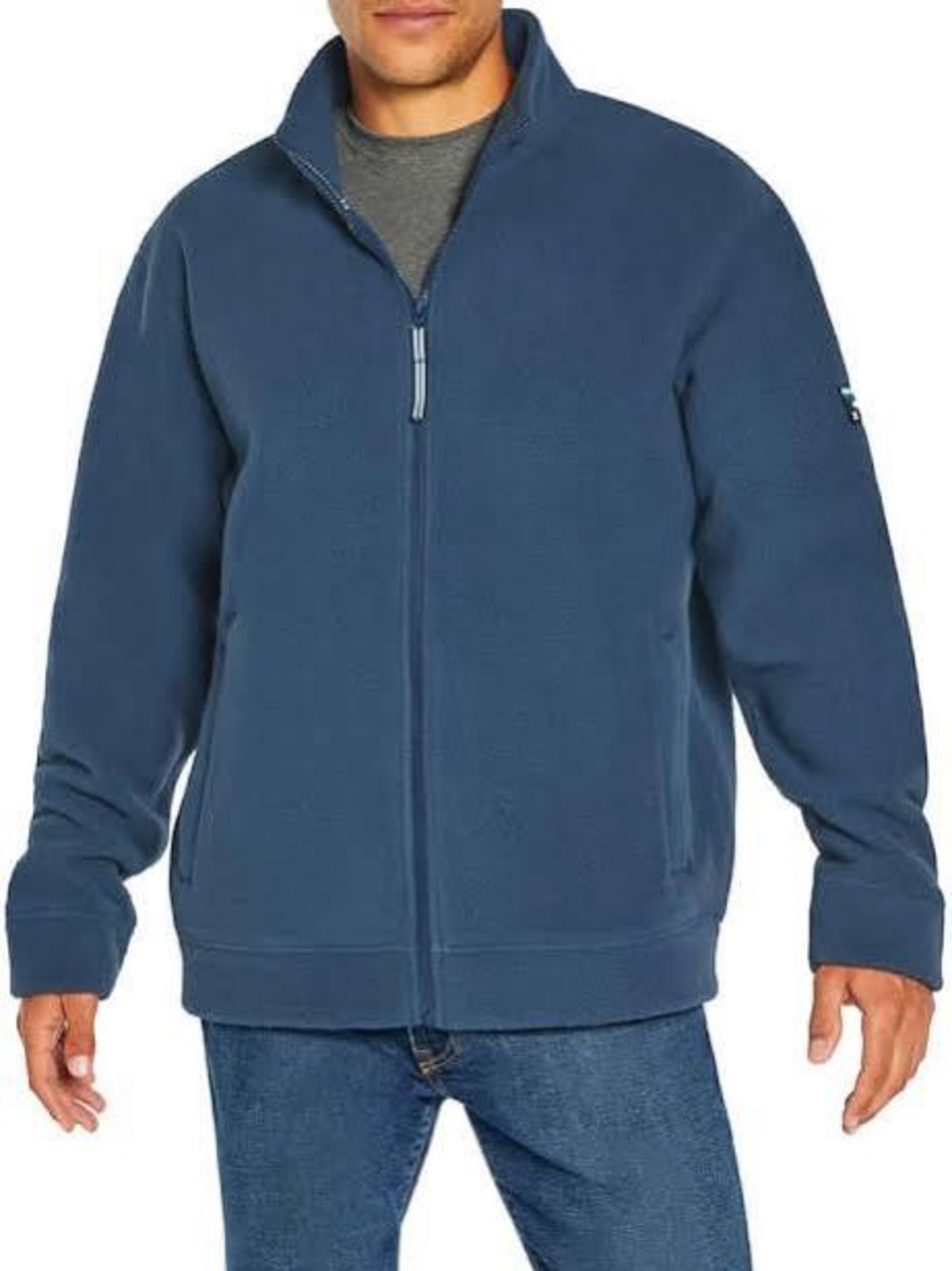 Orvis Men’s Full Zip Heavyweight Fleece Jacket - Blue Size M (38-40)